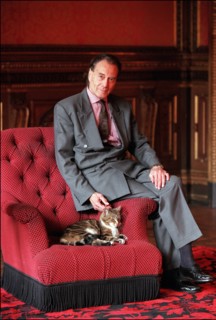 10/00/2001. Count Piotr Cheremetiev, president of the French society of Russian music, at the Sergei Rakhmaninov Russian conservatoire in Paris.