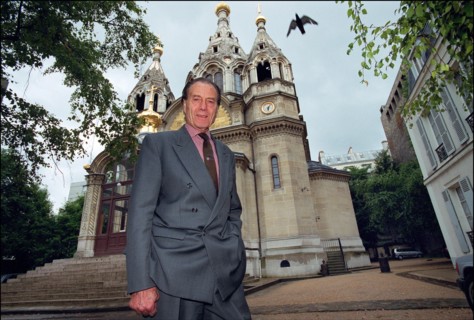 10/00/2001. Count Piotr Cheremetiev, president of the French society of Russian music, at the Sergei Rakhmaninov Russian conservatoire in Paris.