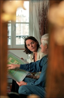 09/00/2001. EXCLUSIVE: Cendrine Dominguez at home.