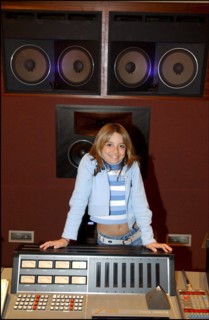 04/18/2002. EXCLUSIVE: French singer Priscilla record her first album.