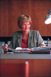 04/00/2002. Nicole Notat is about to leave the leadership of CFDT (French Democratic Work Confederation).