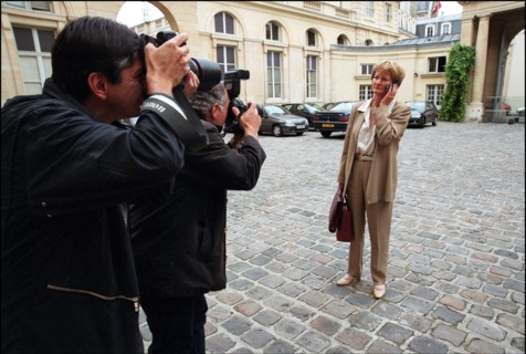 04/00/2002. Nicole Notat is about to leave the leadership of CFDT (French Democratic Work Confederation).