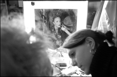 04/24/2002. EXCLUSIVE: On the set of Stephane Ly-Cuong's short-running musical "Paradisco", with a casting made of stars from France's most successful musicals.