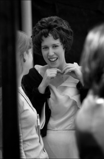 04/24/2002. EXCLUSIVE: On the set of Stephane Ly-Cuong's short-running musical "Paradisco", with a casting made of stars from France's most successful musicals.