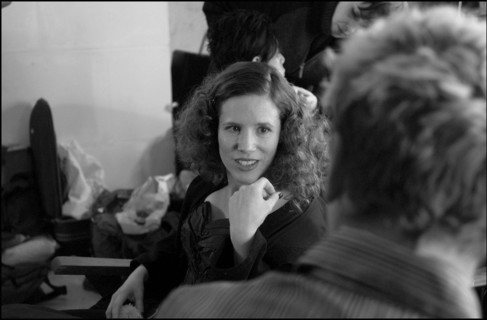04/24/2002.  On the set of Stephane Ly-Cuong's short-running musical "Paradisco", with a casting made of stars from France's most successful musicals.