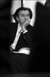 04/25/2002. Portrait of the philosopher Bernard Henri Levy.