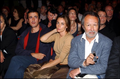 04/28/2002. French artists' meeting against "Front National" party in Paris
