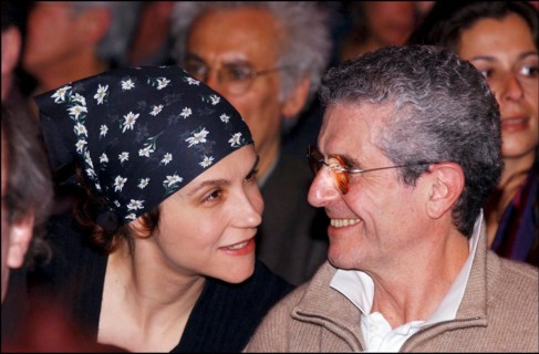04/28/2002. French artists' meeting against "Front National" party in Paris