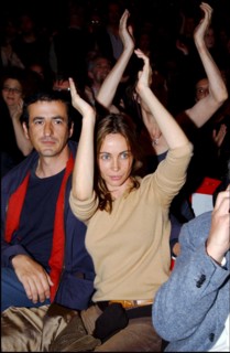 04/28/2002. French artists' meeting against "Front National" party in Paris