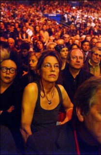 04/28/2002. French artists' meeting against "Front National" party in Paris