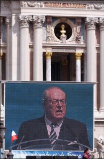 05/01/2002. National Front party demonstration in Paris