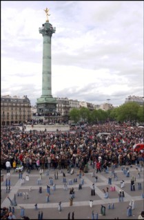 05/01/2002. Anti Le Pen demonstration in Paris