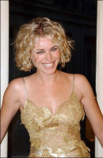 05/13/2002.   Rebecca Romijn-Stamos hosts Khalifa Jet evening on Paris' Place de l'Etoile.