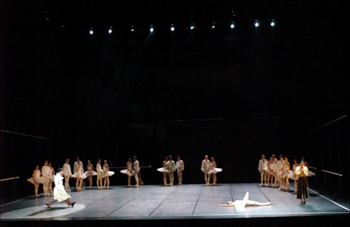 06/13/2002. Maurice Bejart's latest ballet "le concours" with Laetitia Pujol.