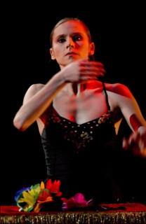 06/13/2002. Maurice Bejart's latest ballet "le concours" with Laetitia Pujol.