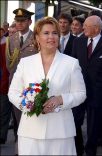 06/23/2002. Royal couple the Grand Duke Henri and the Grand Duchess Marie Teresa celebrate their country's national holiday in Luxembourg.