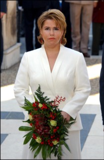 06/23/2002. Royal couple the Grand Duke Henri and the Grand Duchess Marie Teresa celebrate their country's national holiday in Luxembourg.