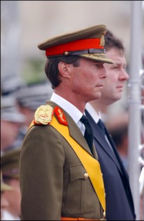 06/23/2002. Royal couple the Grand Duke Henri and the Grand Duchess Marie Teresa celebrate their country's national holiday in Luxembourg.