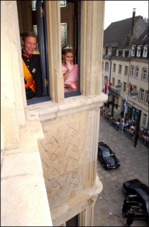 06/22/2002. EXCLUSIVE: Reception at the Grand Ducal palace as part of celebration of first anniversary of the accession of Grand Duke Henri to the throne of Luxembourg.