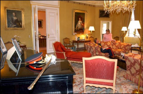 06/22/2002. EXCLUSIVE: Reception at the Grand Ducal palace as part of celebration of first anniversary of the accession of Grand Duke Henri to the throne of Luxembourg.