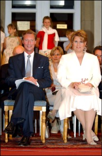 06/25/2002. Grand Duke Henri of Luxembourg and Grand Duchess Maria Teresa