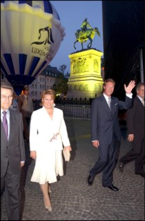 06/25/2002. Grand Duke Henri of Luxembourg and Grand Duchess Maria Teresa
