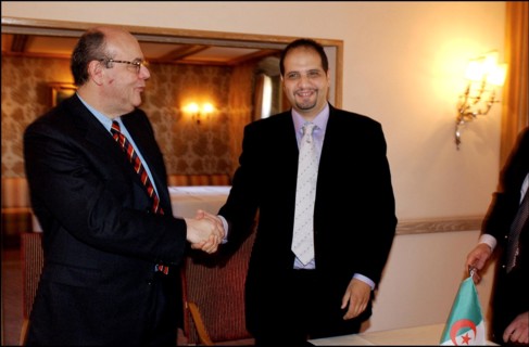 06/26/2002. Mr. Rafik Abdelmoumen Khelifa, on his way to buy Holzmann, the third best-rated building compagny in Germany