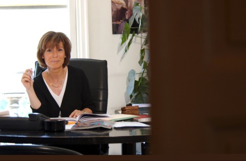 07/01/2002.  Muriel Beyer,literary general manager of Plon Publishing.