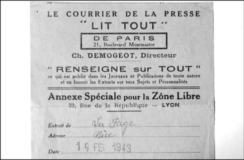 04/07/2002. Jean Moulin's friend, Colette Dreyfus.