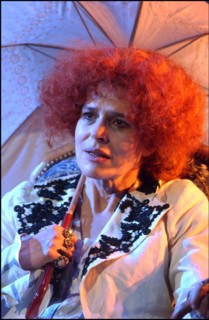 09/02/2002. French actress Fanny Ardant stars in "Sarah" at the Theatre Edouard VII.