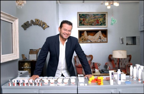 09/00/2002.  Stephane Marais, make-up artist.