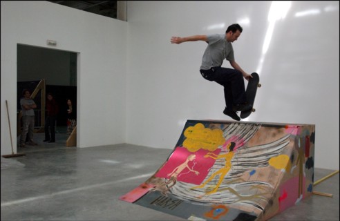 10/01/2002. Exclusive: Ed Templeton, American skater in Paris.