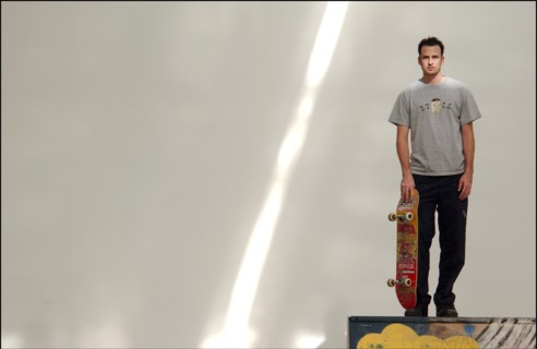 10/01/2002. Exclusive: Ed Templeton, American skater in Paris.