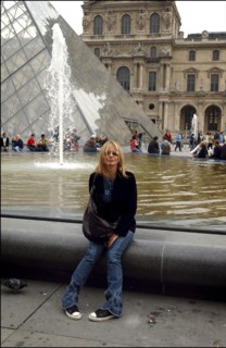 10/00/2002. Close up Rosanna Arquette in Paris.