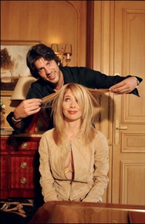10/00/2002. Close up Rosanna Arquette in Paris.