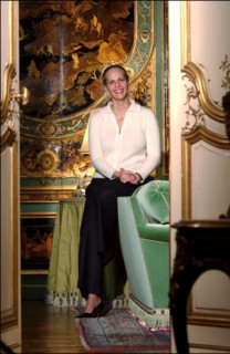 11/20/2002. EXCLUSIVE Baroness Ariane of Rothschild at home in Paris