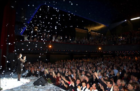 11/21/2002. Concert of Mireille Mathieu at the Olympia