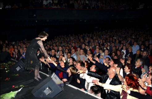 11/21/2002. Concert of Mireille Mathieu at the Olympia