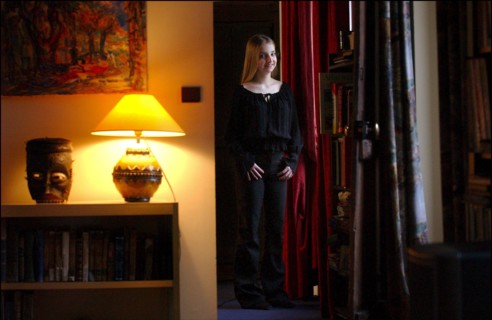 01/14/2003. **EXCLUSIVE** 14-year Pianist wunderkind Lise de la Salle EXCLUSIVE