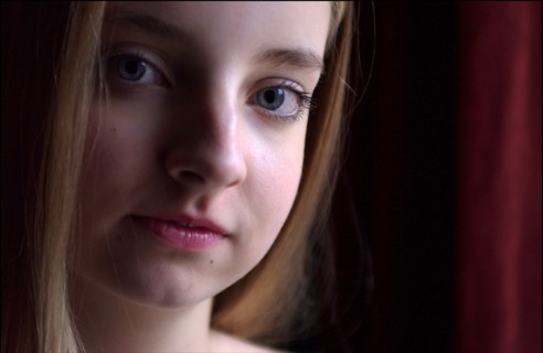 01/14/2003. **EXCLUSIVE** 14-year Pianist wunderkind Lise de la Salle EXCLUSIVE