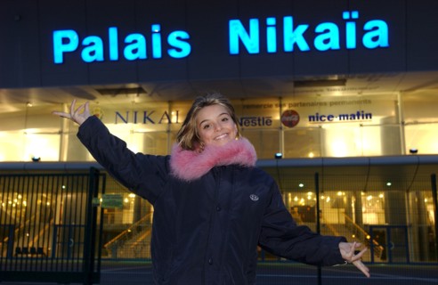 01/08/2003. EXCLUSIVE: Priscilla, singer, in Nice.