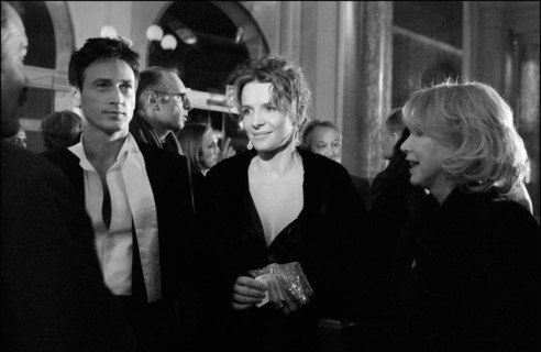 02/22/2003. Backstage of the 28th "Cesar" Awards in the Theatre du Chatelet