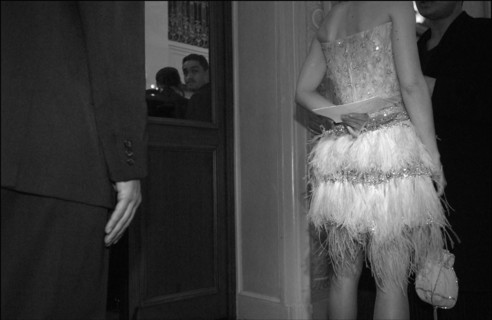 02/22/2003. Backstage of the 28th "Cesar" Awards in the Theatre du Chatelet