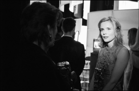 02/22/2003. Backstage of the 28th "Cesar" Awards in the Theatre du Chatelet