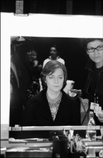 02/22/2003. Backstage of the 28th "Cesar" Awards in the Theatre du Chatelet