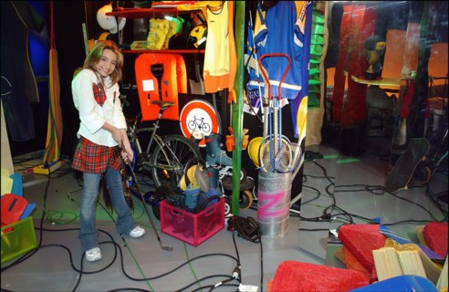 02/25/2003.  Close up French singer Priscilla