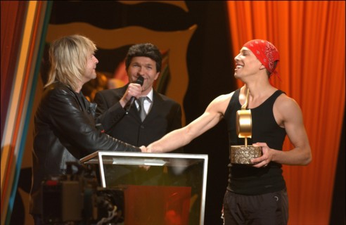 03/00/2003. Tv show "On a tout essaye meme le prime"