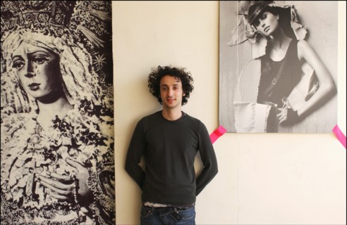 03/13/2003. Close up Jerome Dreyfuss, fashion stylist in his studio