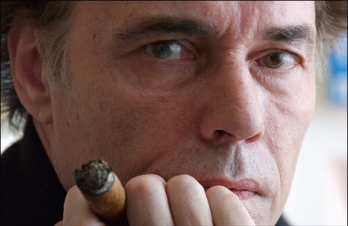 03/00/2003. EXCLUSIVE Yves Simon, at home.