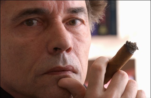 03/00/2003. EXCLUSIVE Yves Simon, at home.
